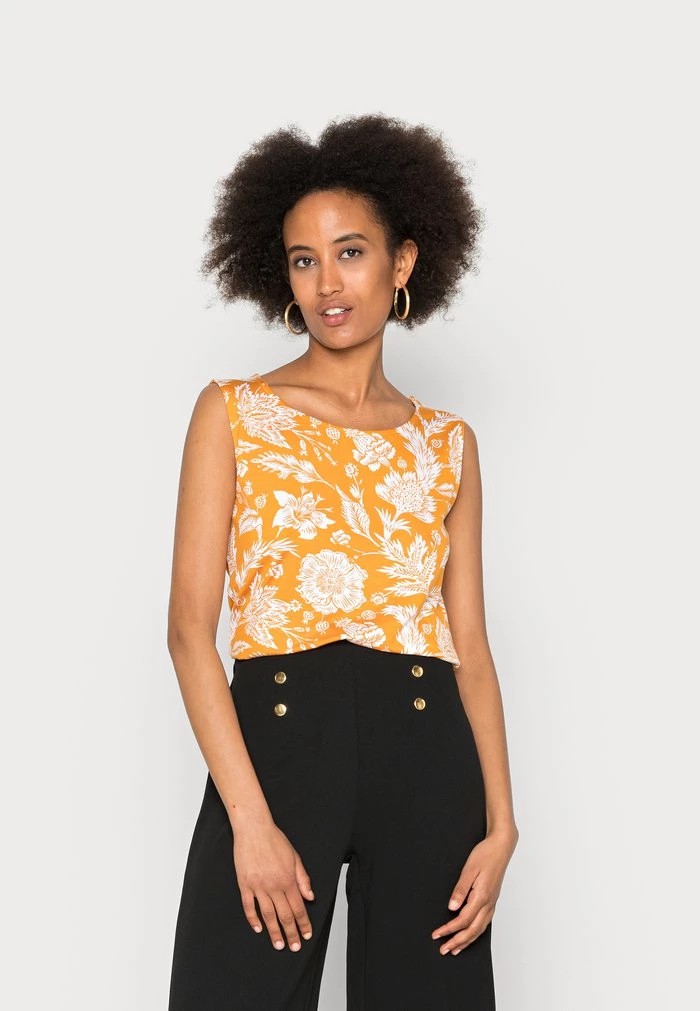 T-Shirt ANNA FIELD Anna Field Top Jaune Femme | ZOA-6947289